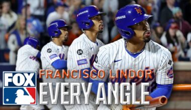 Francisco Lindor's game-winning, GRAND SLAM for Mets vs. Phillies | Every Angle 🎥