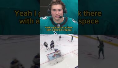 "I actually didn't know I scored..." 🎤🦈😅