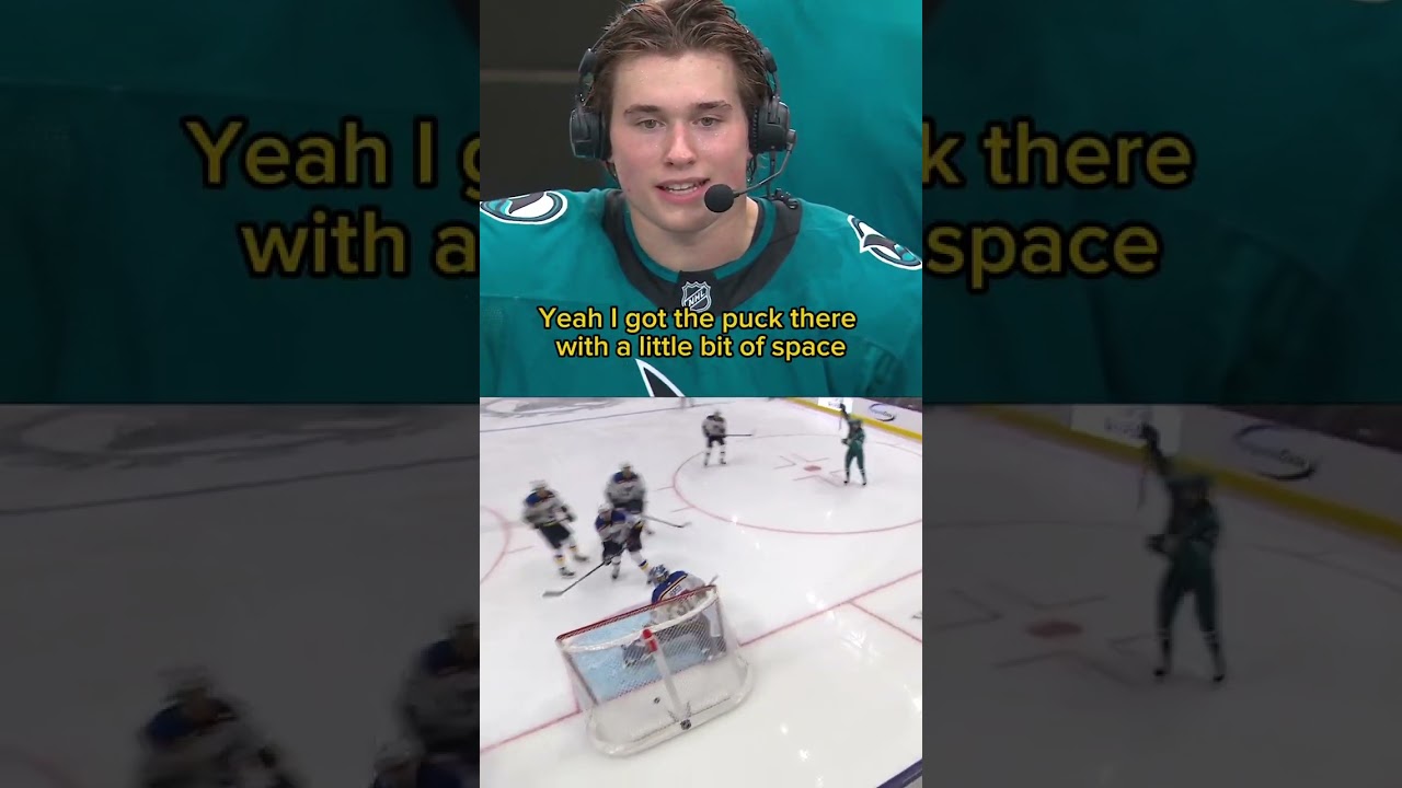 "I actually didn't know I scored..." 🎤🦈😅
