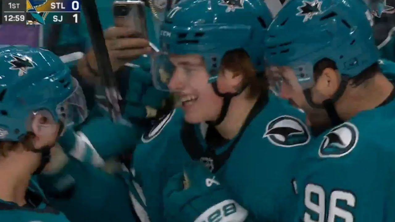 Rookie Macklin Celebrini Scores In Debut