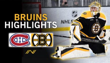 Bruins Highlights: Boston, Montreal Combine For 10 Goals In Electric TD Garden Atmosphere