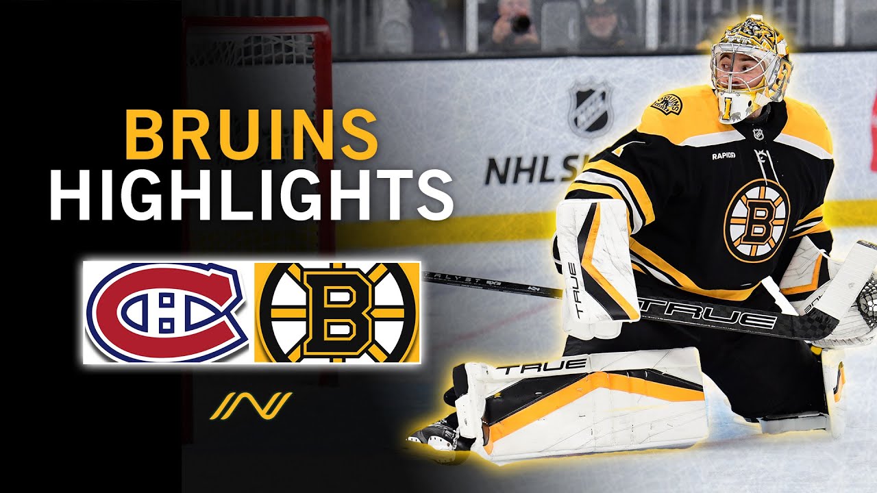 Bruins Highlights: Boston, Montreal Combine For 10 Goals In Electric TD Garden Atmosphere