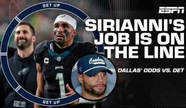 RC: The Eagles can't handle ADVERSITY & have NO TRUST! + Lions-Cowboys is a BAD matchup 👀 | Get Up