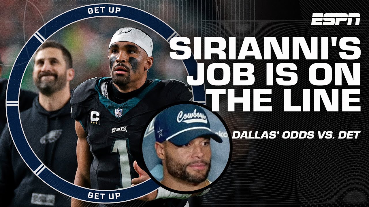 RC: The Eagles can't handle ADVERSITY & have NO TRUST! + Lions-Cowboys is a BAD matchup 👀 | Get Up