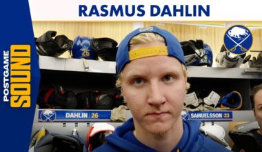 “We Just Have to Keep Going” | Rasmus Dahlin After 3-1 Loss