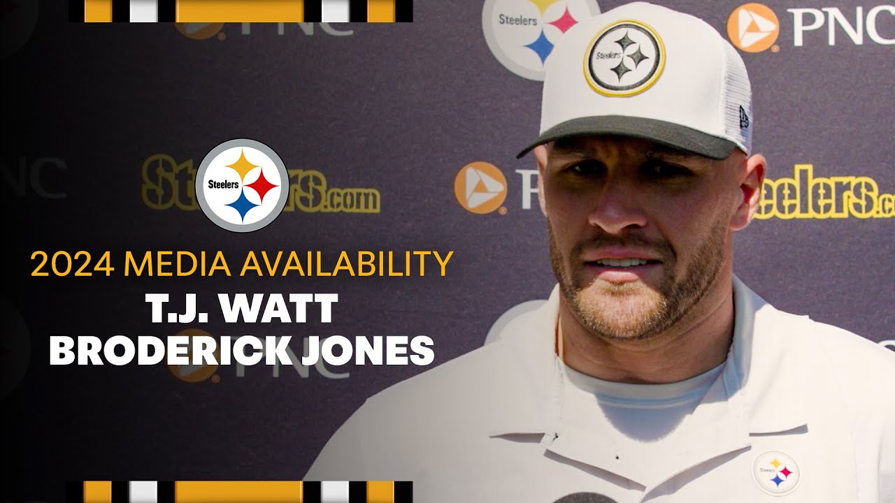 T.J. Watt, Broderick Jones Media Availability (Oct. 11) | Pittsburgh Steelers