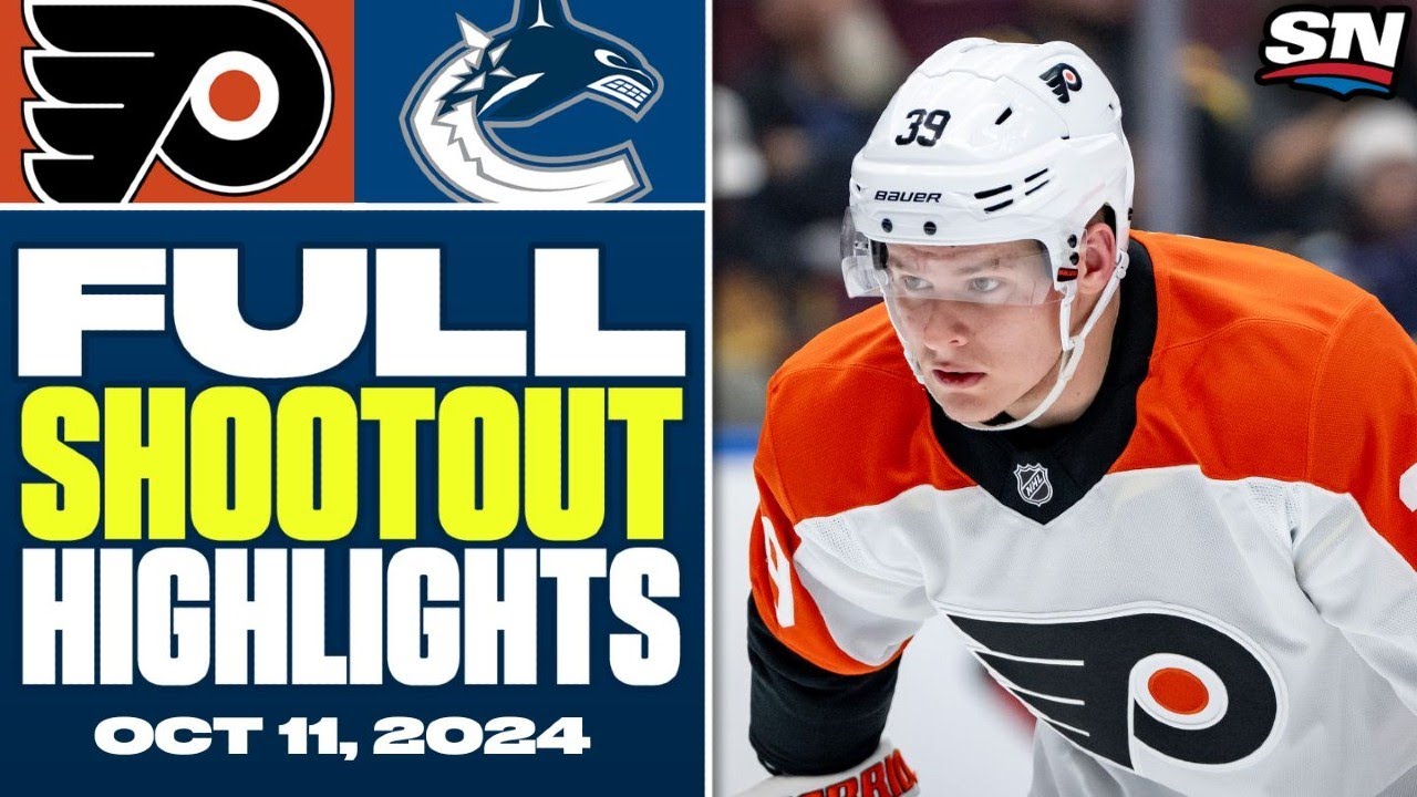 Philadelphia Flyers at Vancouver Canucks | FULL Shootout Highlights - October 11, 2024