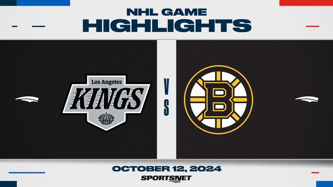 NHL Highlights | Kings vs. Bruins - October 12, 2024