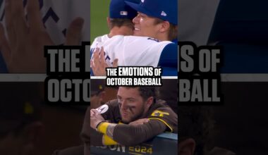 The emotions of October baseball 😢 #mlb #baseball #Dodgers #padres