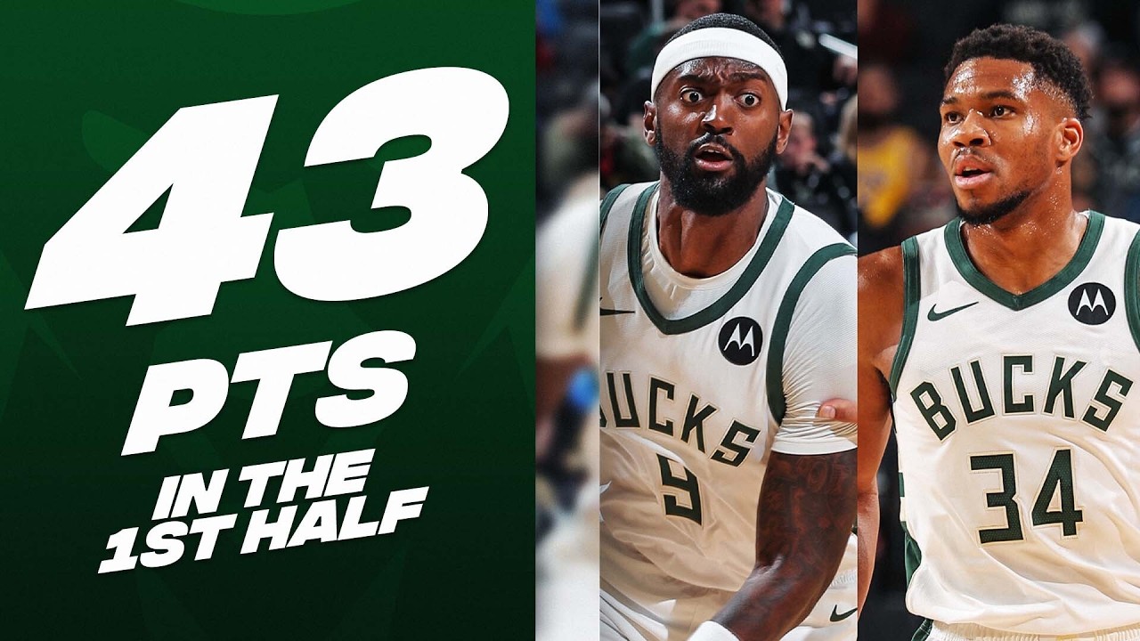 Giannis Antetokounmpo (20 PTS) & Bobby Portis (23 PTS) GO OFF In the 1st Half! 🔥| October 10, 2024