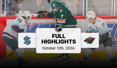 Kraken at Wild | October 12, 2024 | NHL Full Game Highlights