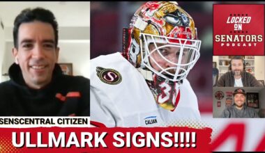 LINUS ULLMARK SIGNS 4-YEAR CONTRACT EXTENSION + SensCentral Citizen
