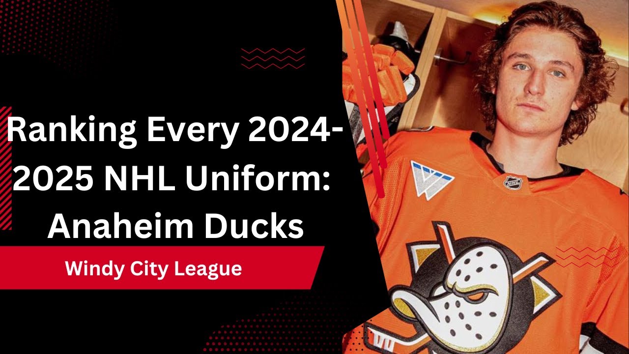 Ranking Every 2024-2025 NHL Uniform: Anaheim Ducks