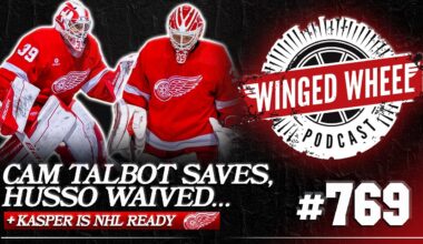 TALBOT SAVES, HUSSO WAIVED, AND KASPER IS READY - Winged Wheel Podcast - Oct. 13th, 2024