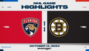 NHL Highlights | Panthers vs. Bruins - October 14, 2024