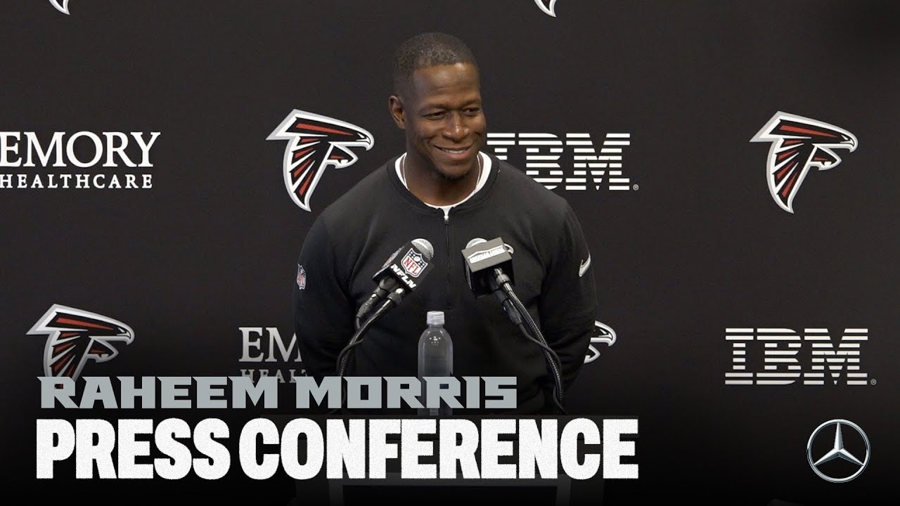 Raheem Morris on win against Panthers and looking ahead to hosting Seahawks | Press Conference