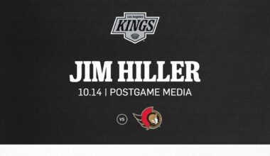 Head Coach Jim Hiller | 10.14 LA Kings fall to Ottawa Senators in Overtime
