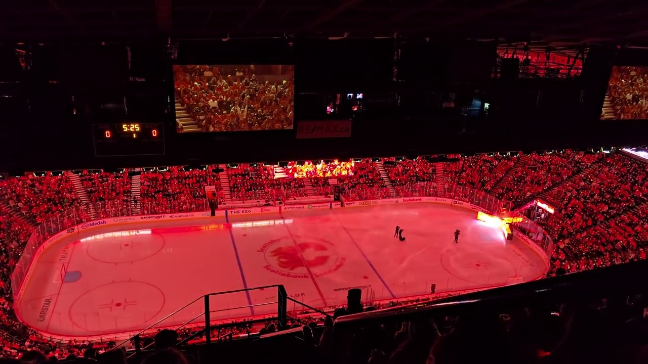 Calgary Flames Home Opener Team Introductions 2024-25 NHL Season | Plus Johnny Gaudreau Tribute