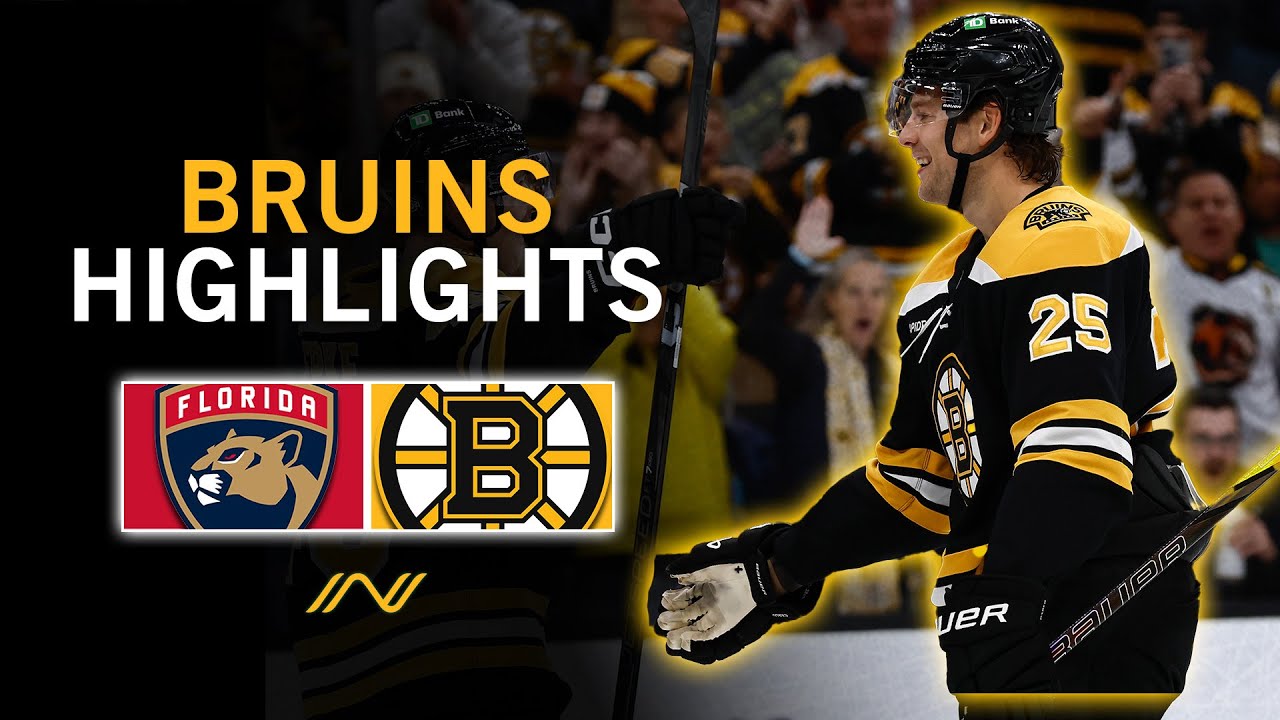 Bruins Highlights: Boston Hosts Florida For Second Hard Nosed Battle In 6 Days