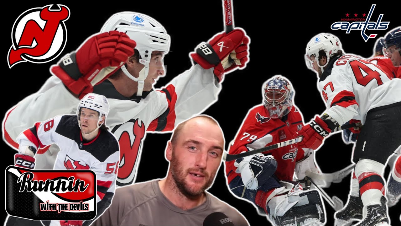 NJ Devils Beat Washington Capitals 5-3 | Cotter Haula Noesen ARE A FORCE!