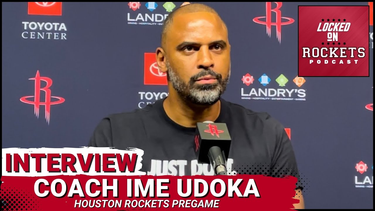Ime Udoka | Preseason Pregame Houston Rockets Vs New Orleans Pelicans | 2024-2025 NBA Season