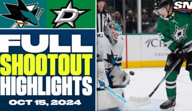 San Jose Sharks at Dallas Stars | FULL Shootout Highlights - October 15, 2024