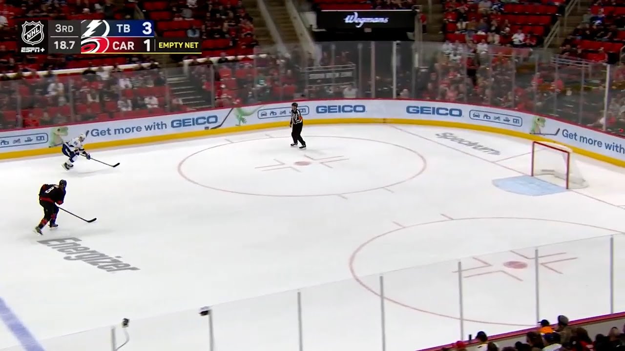 This Empty Netter had announcers speechless