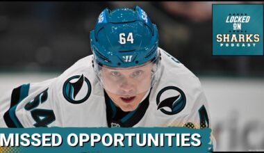 San Jose Sharks' Missed Opportunities Cost Them A Chance To Upset The Dallas Stars