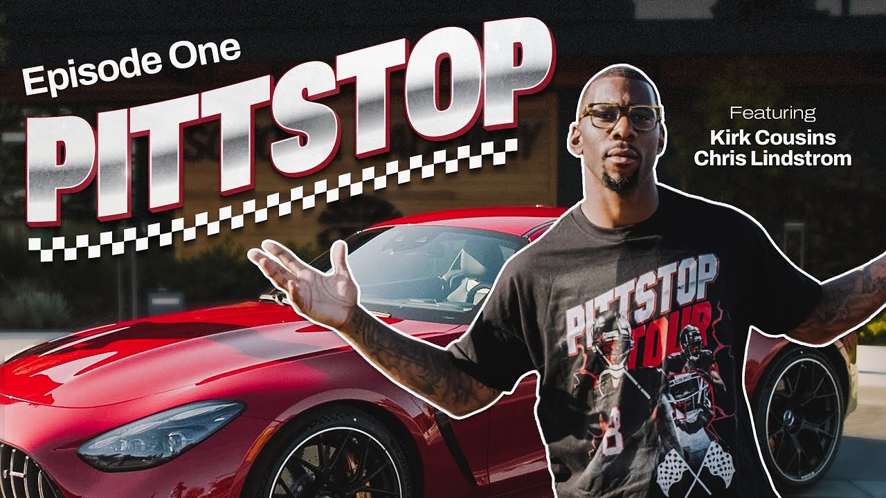The race is on! Kirk Cousins, Chris Lindstrom & Kyle Pitts behind the wheel | PittStop Ep. 1