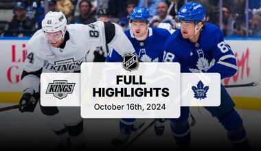Kings at Leafs | October 16, 2024 | NHL Full Game Highlights