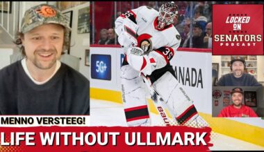 Linus Ullmark Absent, Thomas Chabot Leaves Senators Practice + Friend Of The Show Menno Versteeg