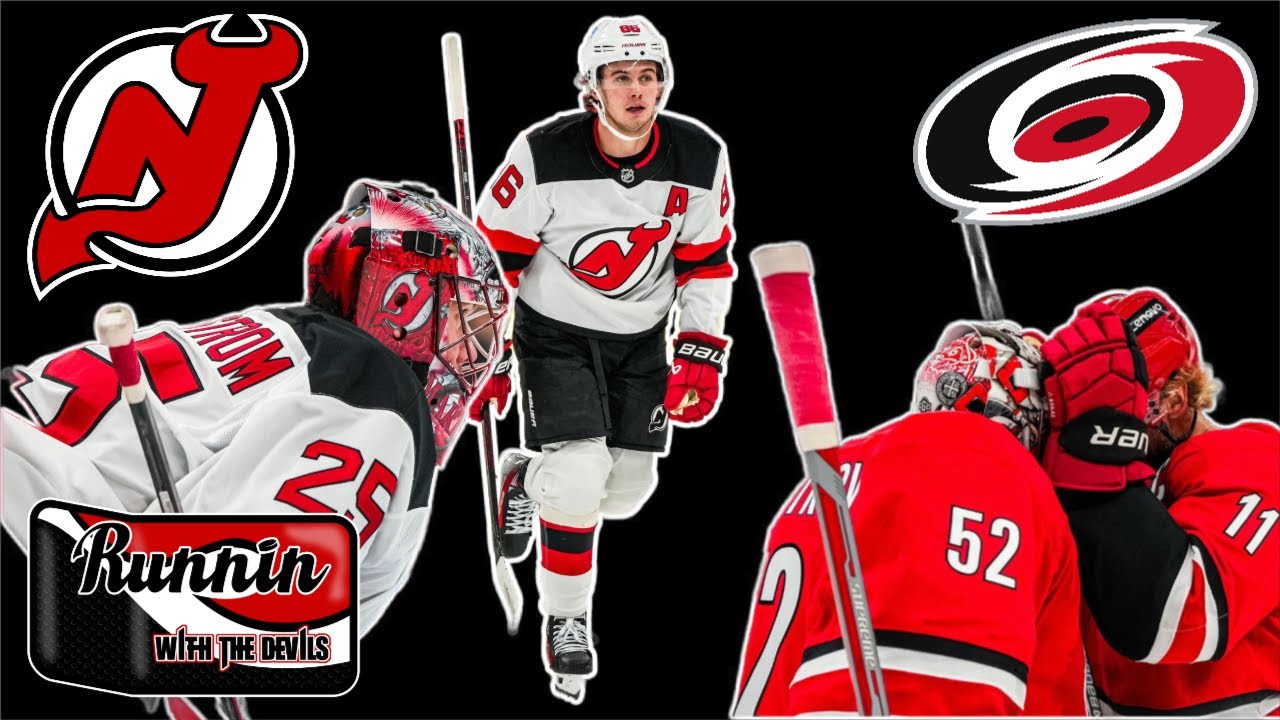 NJ Devils Lose To Carolina Hurricanes 4-2 | Roughed Up In Raleigh