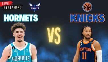 CHARLOTTE HORNETS VS NEW YORK KNICKS WATCH LIVE NOW #nba