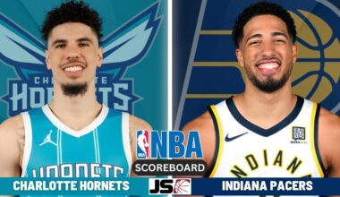 Charlotte Hornets vs Indiana Pacers | NBA Live Play By Play Scoreboard 2024