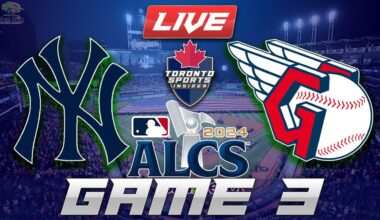 New York Yankees vs Cleveland Guardians ALCS Game 3 LIVE Stream Game Audio | MLB Playoff Cast & Chat
