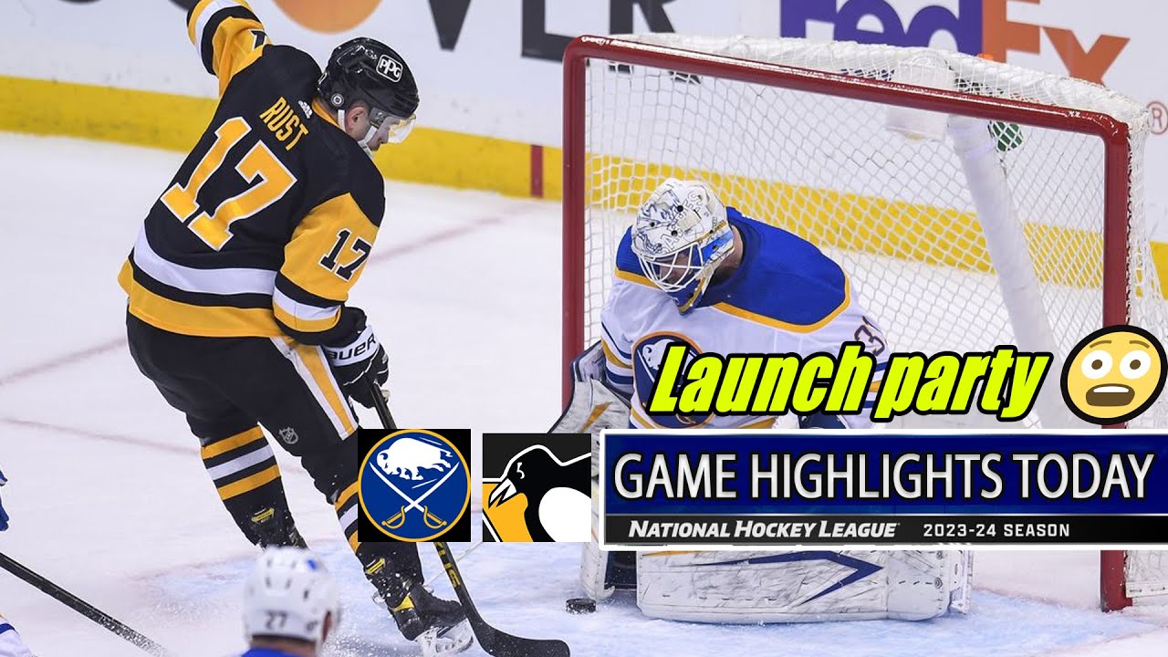 Pittsburgh Penguins vs Buffalo Sabres Game Highlights | 2024 NHL Season
