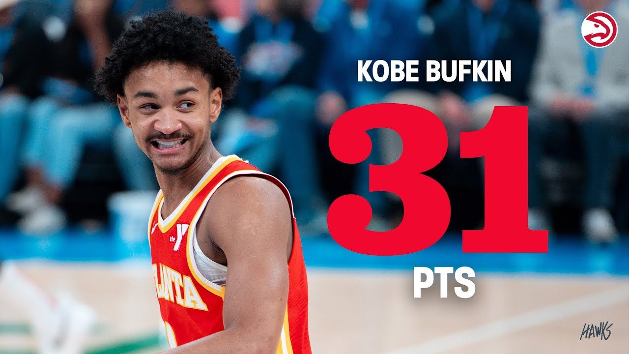 Kobe Bufkin drops 31 points with 7 threes in Hawks preseason finale