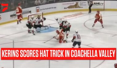 Calgary Flames Prospect Rory Kerins Scores Hat Trick In Coachella Valley