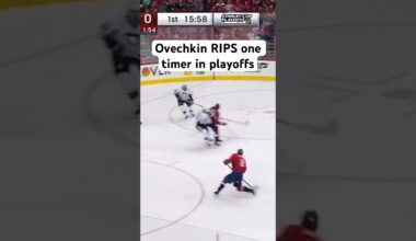 Alex Ovechkin rips a one timer past penguins #nhl #playoffs #hockey #sports #caps #capitals #ovi