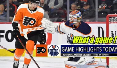 Edmonton Oilers vs Philadelphia Flyers Game Highlights | 2024 NHL Season