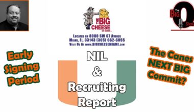 The Big Cheese Miami Hurricanes NIL and Recruiting Report 101824
