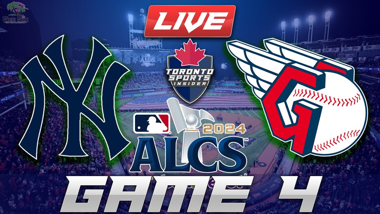 New York Yankees vs Cleveland Guardians ALCS Game 4 LIVE Stream Game Audio | MLB Playoff Cast & Chat
