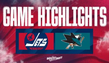 Winnipeg Jets vs. San Jose Sharks - Game Highlights