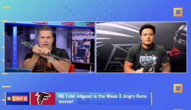 Angry Runs WINNER Tyler Allgeier joins 'GMFB' | Atlanta Falcons | NFL Network