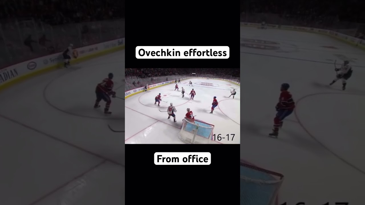 Alex Ovechkin Scores without trying #nhl #hockey #sports #goal #ovechkin #capitals #caps