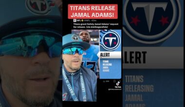 JAMAL ADAMS RELEASED BY TENNESSEE TITANS! Titan Anderson Reaction! #shorts #greenscreen #JamalAdams