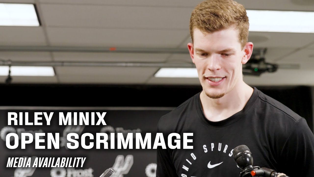 Riley Minix Open Scrimmage Media Availability, 10.19.2024 | 2024-25 San Antonio Spurs Season