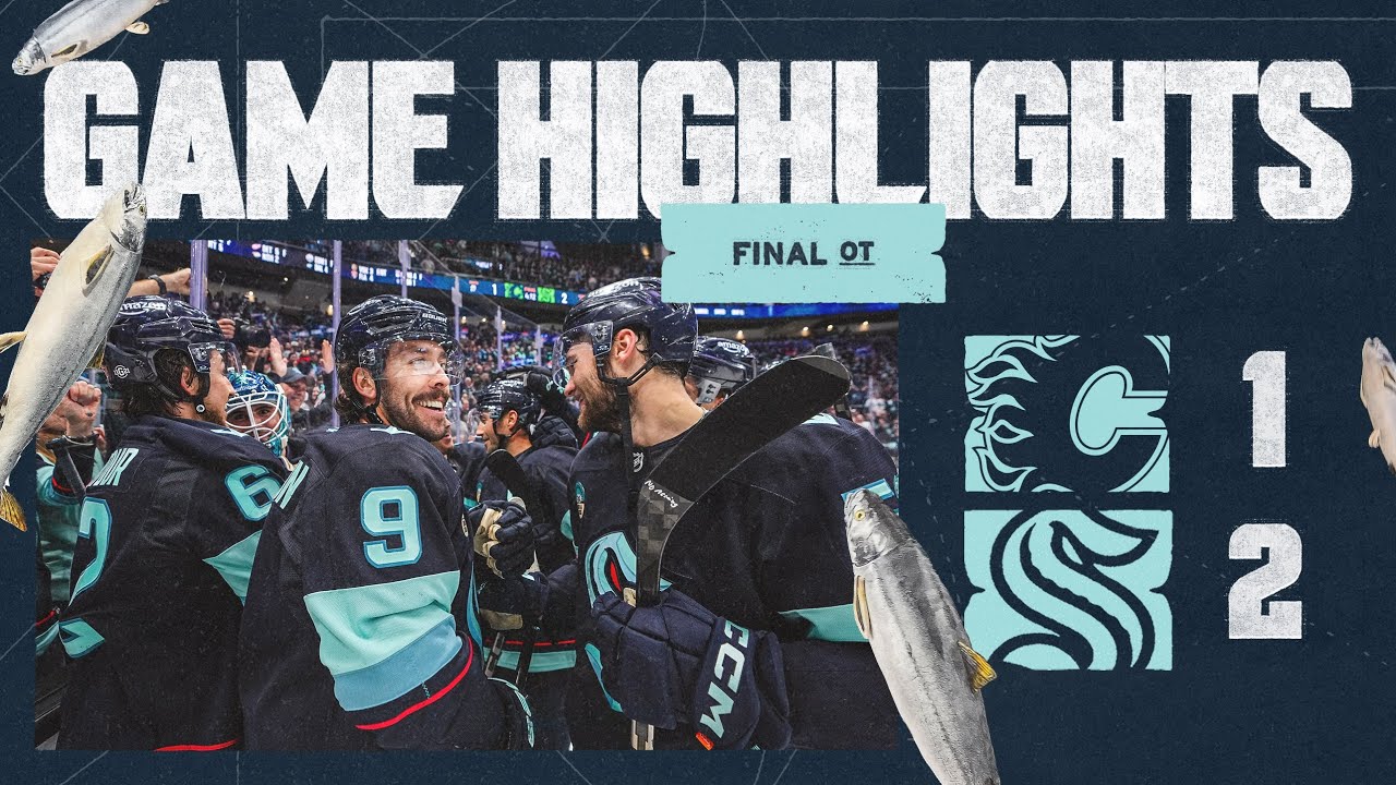 Seattle Kraken vs Calgary Flames | 10/19 Game Highlights