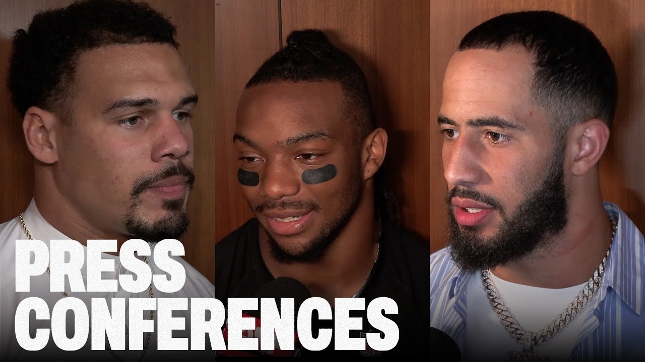 Bijan Robinson, Jessie Bates III and more speak to the media after week 7 game against Seahawks