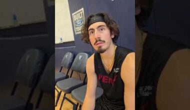 Jaime Jaquez Jr solo interview as preseason ends: Miami Heat